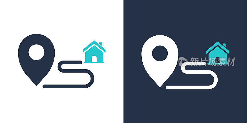 Home route图标。固体图标矢量插图。用于网站设计，logo, app，模板，ui等。